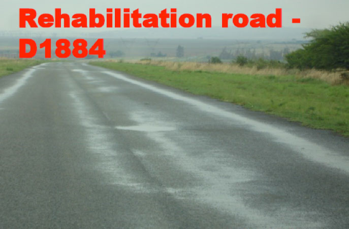 Road before rehabilitation